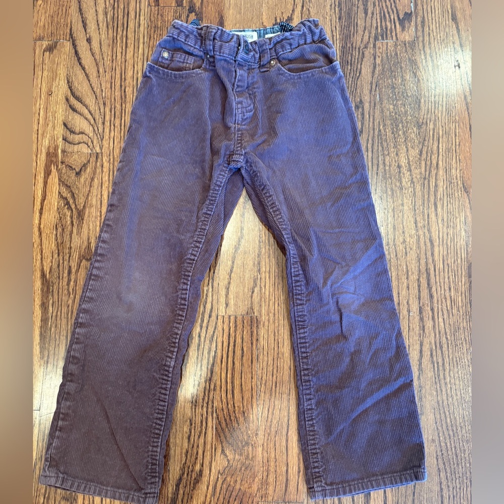 OshKosh B'gosh Brown Corduroy Pants Size 6‎ Straight